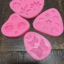 Moldes de silicona de Flores