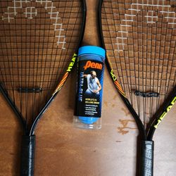 Head CPS Rocketball Racquets Includes Balls