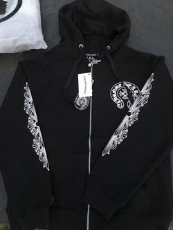 Chrome Hearts Black Zip-Up Hoodie