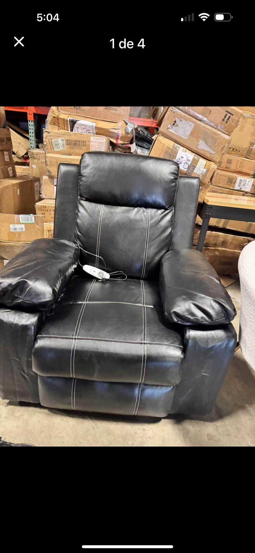 Leather Recliner Chair