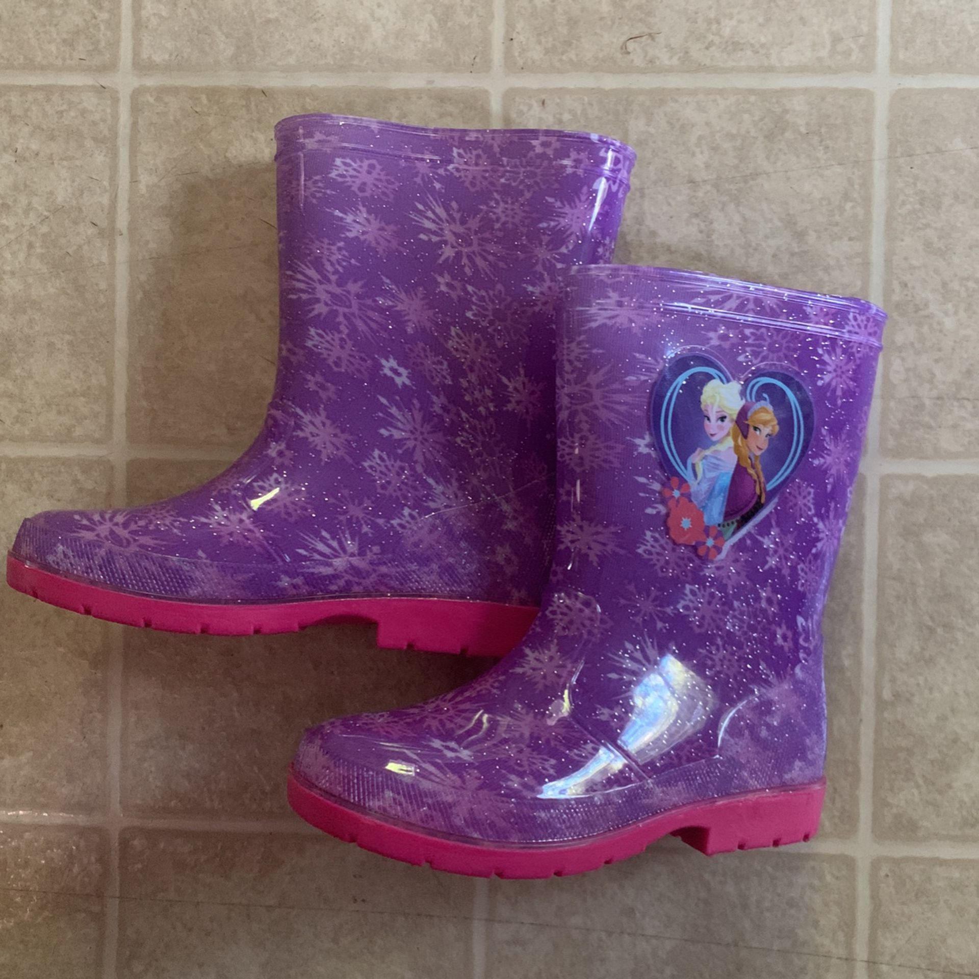 Frozen Rain Boots Girls 