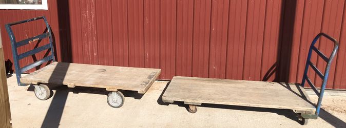 Moving carts $100 each 2 available