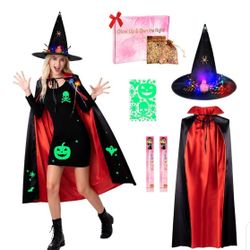 Light Up Halloween Spider Witch Costume