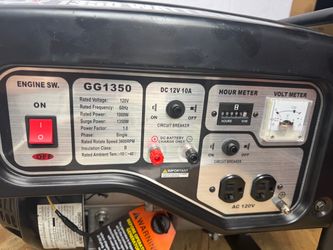 Gas generator new 1350 watts