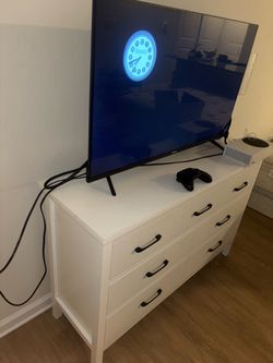 White nightstand