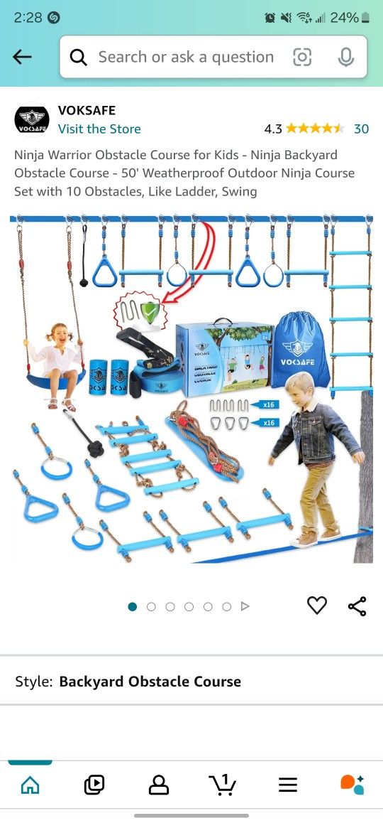 Outdoor Obstacle Course