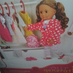 "NEW" Our Generation Wardrobe Closet W/ Birthday Set