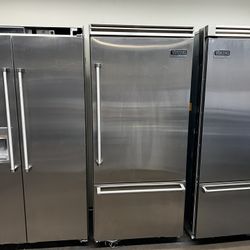 Viking 36”Wide Built In Bottom Freezer Stainless Steel Refrigerator 5Series 
