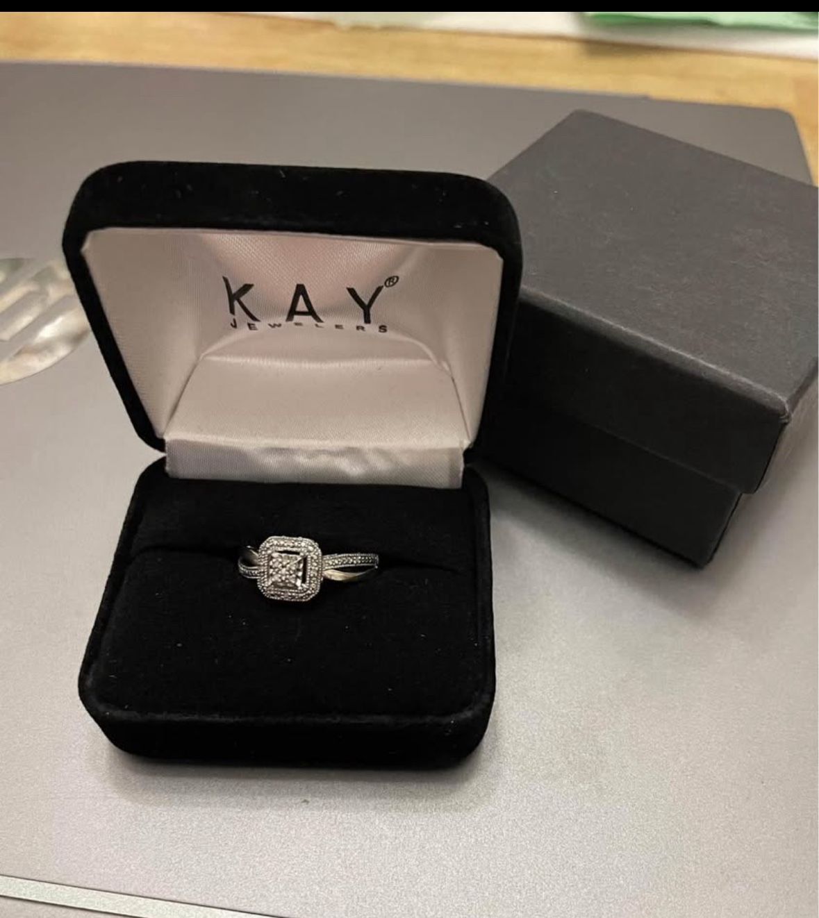 .925 Sterling Silver Ring With CZ