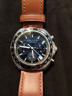 Coach yacht master chronograph 39mm watch
