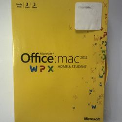 Microsoft Office: Mac 2011 (3 User License) - Complete Box