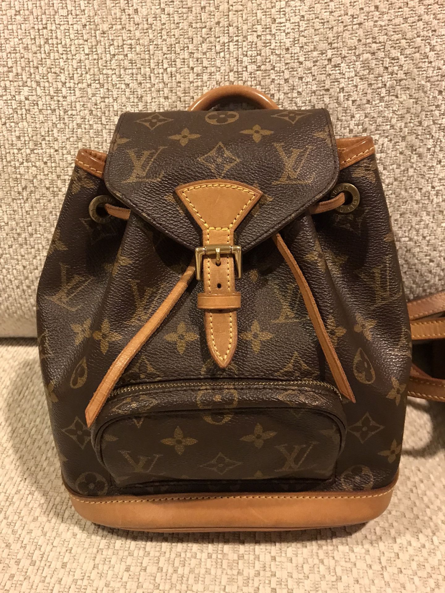 Louis Vuitton Montsouris Backpack PM (Authentic Pre-Owned) Leather