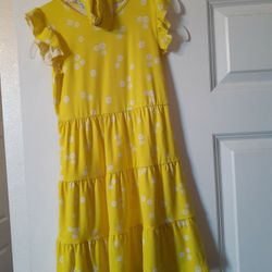 Little girls Summer Dress With Headband New Size 6x