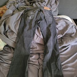 Levis 501 Black Mens Jeans 30x30