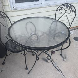 Front Table And chairs 