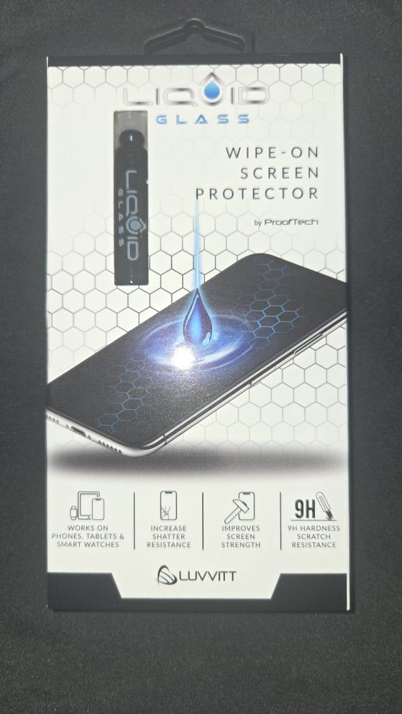 LIQUID GLASS Screen Protector for All Smartphones, Tablets and Watches for Up To 4 Devices