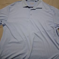 Columbia Golf Neck Blue T Shirt 