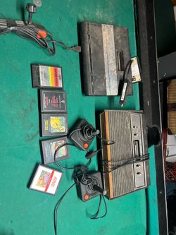Atari 2600 & 7800 with games