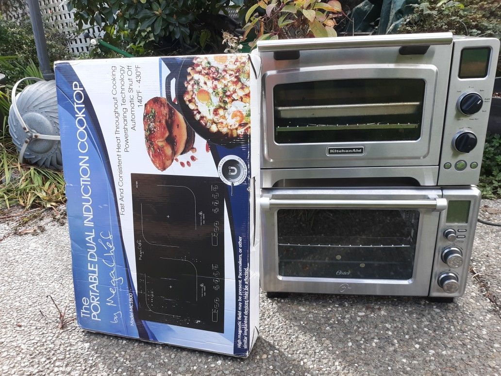 Toaster oven and induction cook top