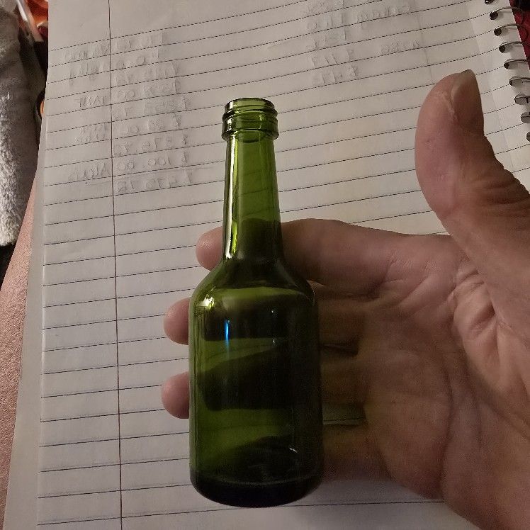 Small Green Glass Bottles