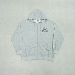 Gallery dept Grey Zipup Hoodie
