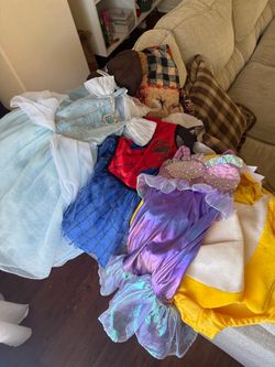 Halloween Costume Bundle - Cinderella, Mermaid, Spider-Man Gir, Baby Shark,