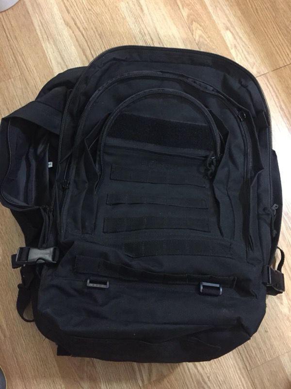 Bug out Gear tactical backpack.