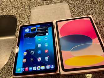 Brand New Apple iPad A16 Pink 128gb wi-fi - complete with box and charger -  Never used   Set up only for pictures