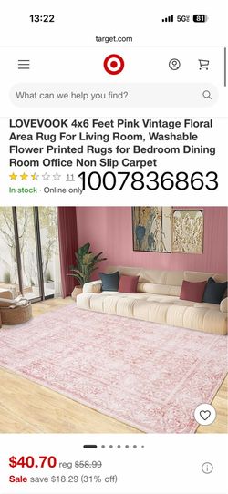New target rug