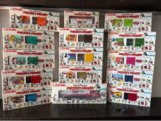 Vintage 1977 Lionel Disney Mickey Mouse Express Complete 15-Piece Train Set