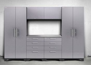 NewAge Products Garage Cabinet Set - Heavy Duty Workshop Storage