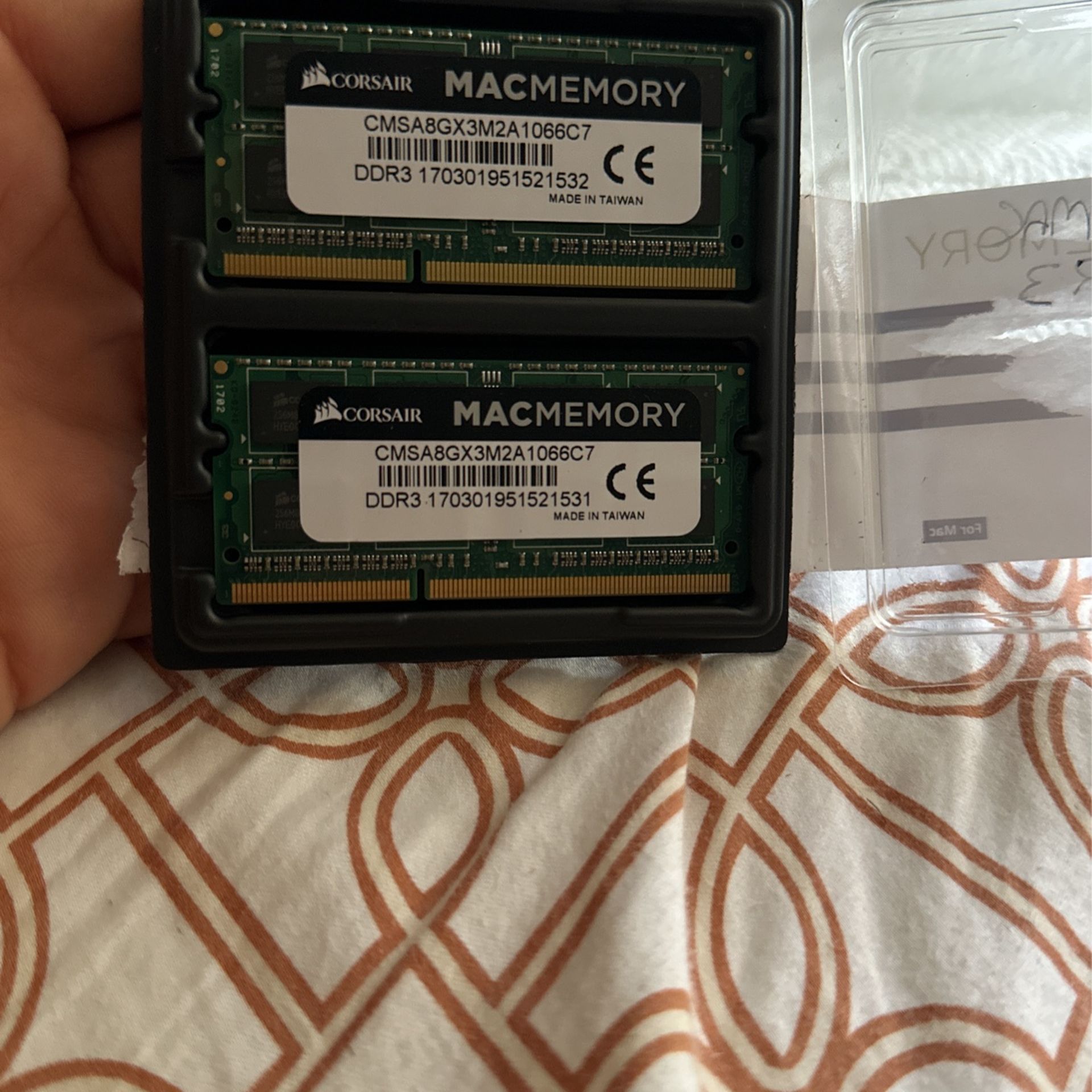 8GB DDR3 MAC Memory Kit