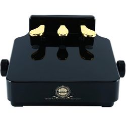 Piano Pedal Extender Adjusted Piano Foot Pedal Extender for Kids,Design with 3 Pedal Black