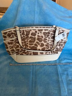 Coach Animal Print Canvas Tote – New With Tags