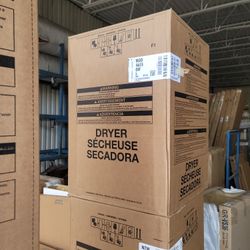 New Amana Dryer White Front Load