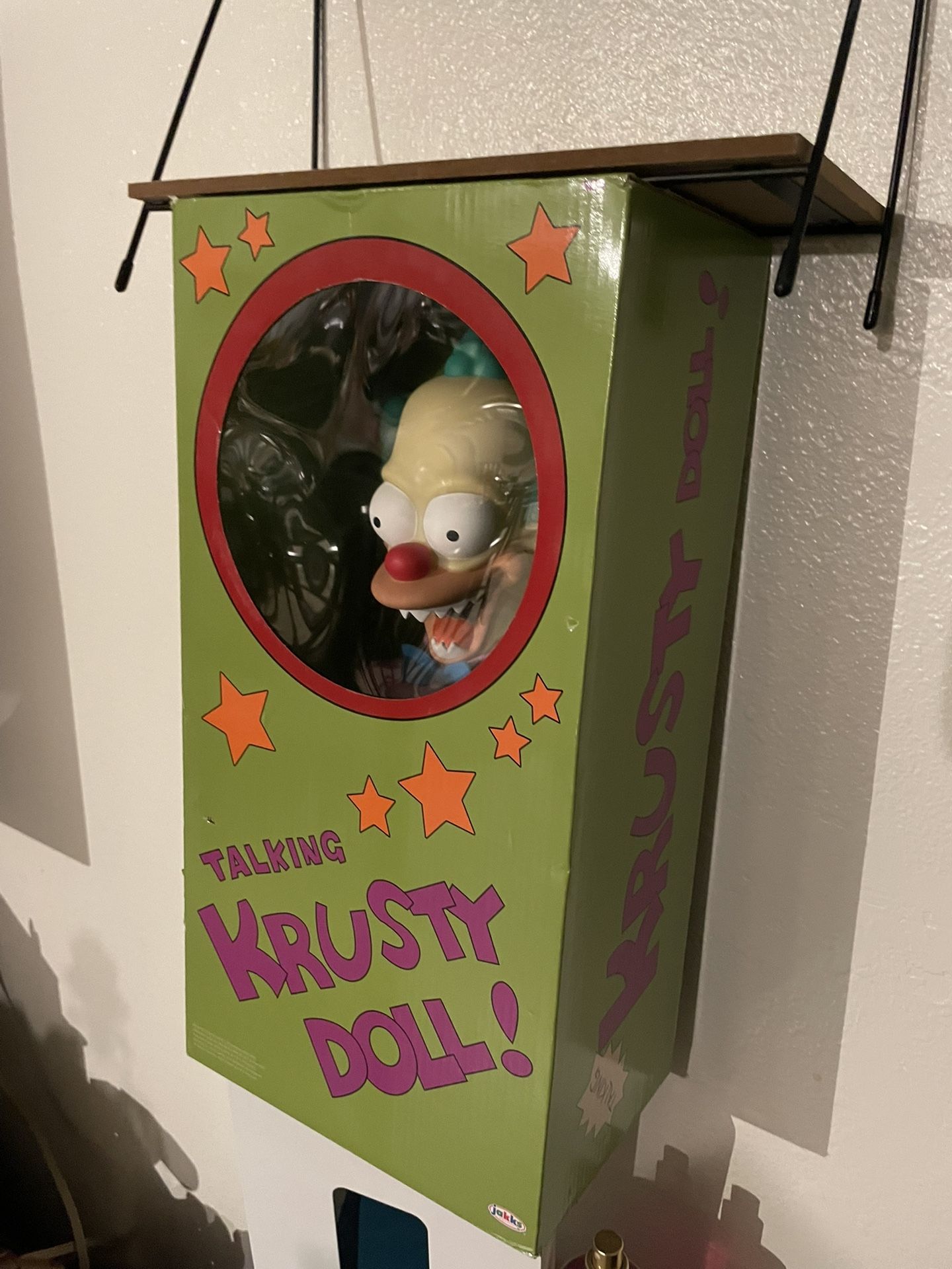 2024 Jakks Pacific The Simpsons 16” Talking Evil Krusty Doll New Sealed Box NIB