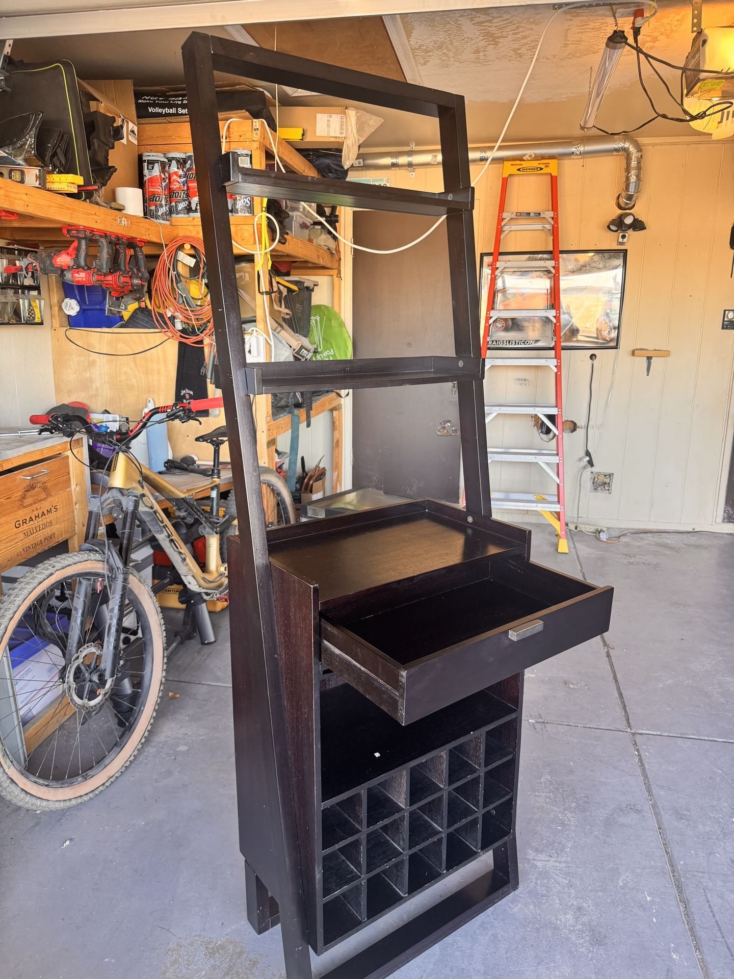 Wine Stand/Rack w/drawer & shelves