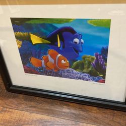 Disney Finding Nemo: Searching For Nemo Lithograph Framed
