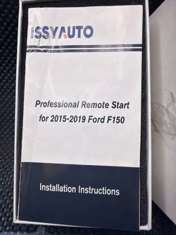 ISSYAUTO Remote Start Kit for 2015-2019 Ford F-150 Plug & Play New