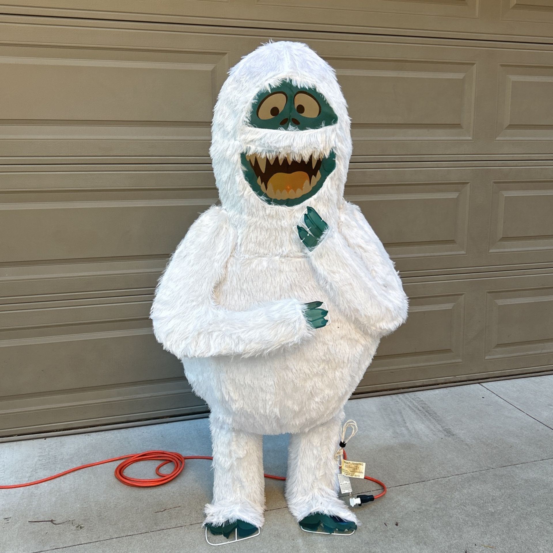 Abominable Snowman Light Up Figurine Statue