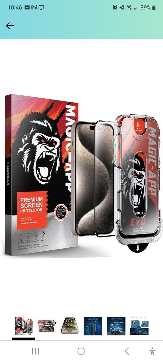 X-Gorilla Screen Protector & Lens Protector For iPhone 15 & iPhone  PRO MAX