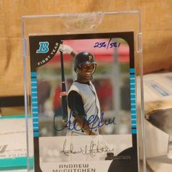 Andrew Mccutchen Rookie Auto 
