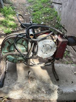 Vintage electric drain cleaning machine