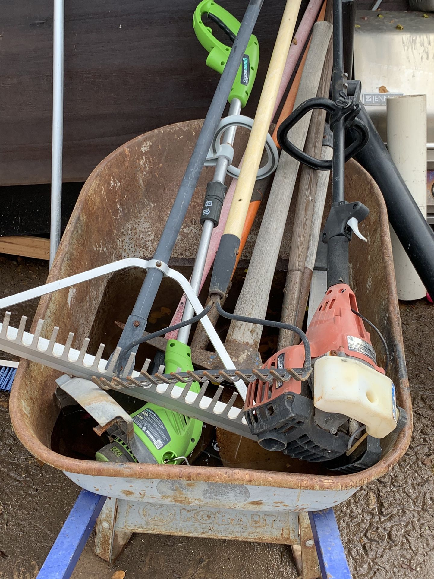 Many Different Gardening Power Hand Tool Landscaping