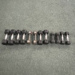 Dumbbells 5lb  - 25lb Selling Individually