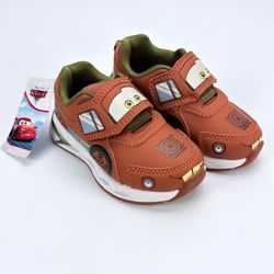 Rare Disney Pixar Cars Tow Mater Sneakers 6 Toddler Boys Shoes Kachow 95 Race