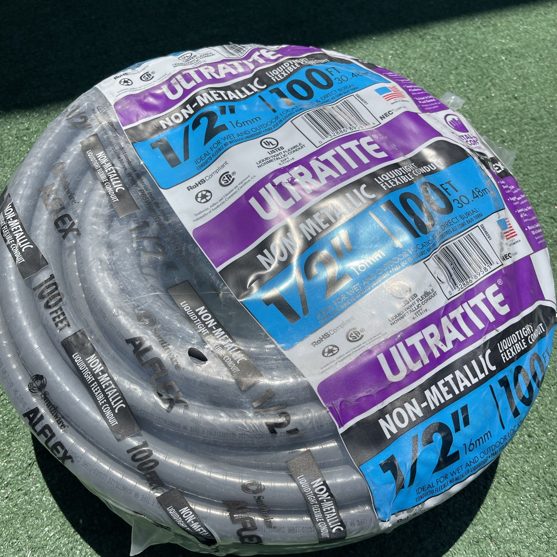 1/2” x 100ft Flexible Conduit