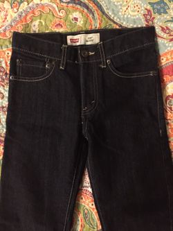 Boys 510 Levi's Jeans Skinny Size 12 NWOT