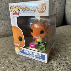 Charmander Pokémon Flocked Funko 455