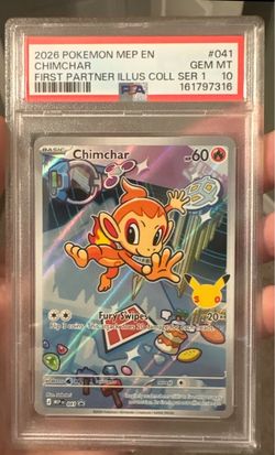 chimchar psa 10 first partner